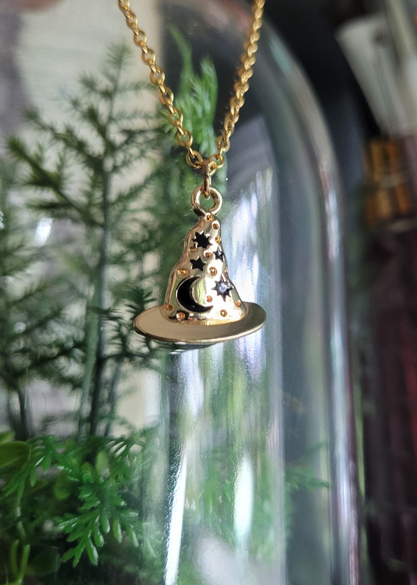 Sorcerer's Hat Charm Necklace