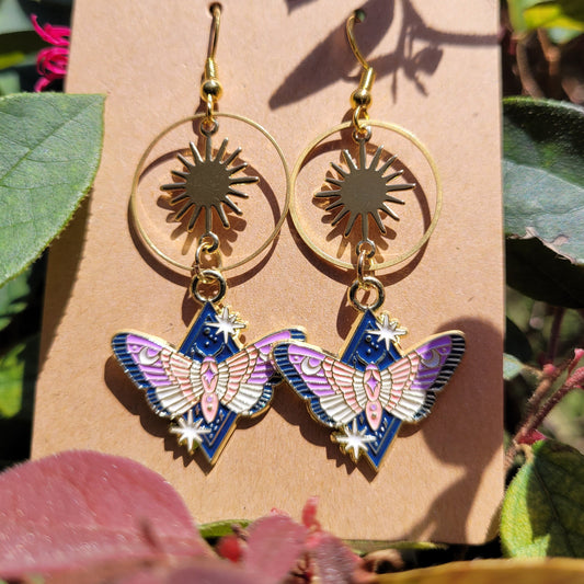 Celestial Butterfly Earrings