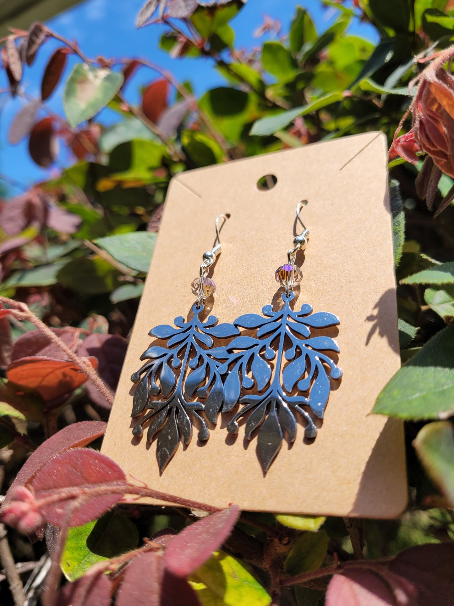 Botanical Laser Cut Earrings