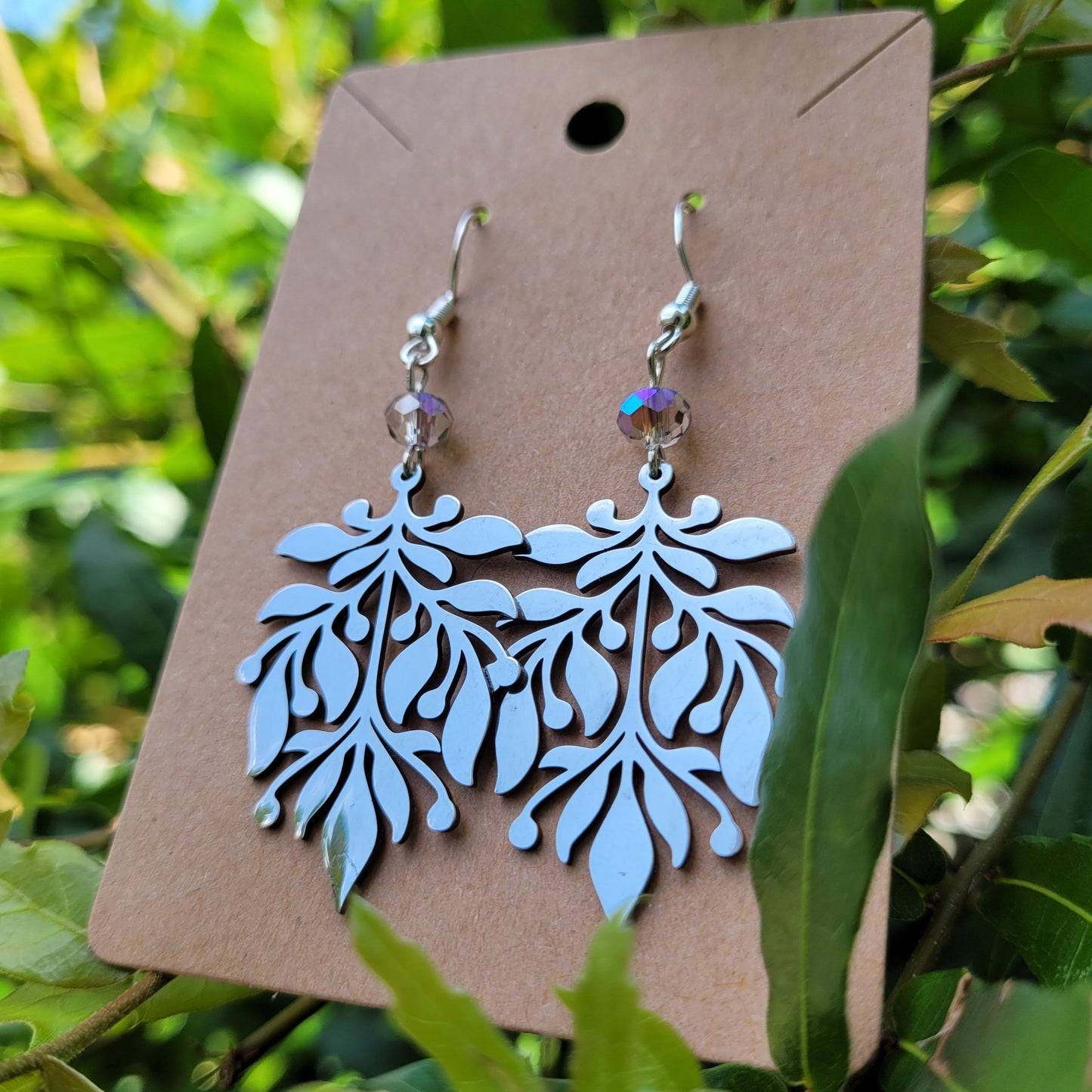 Botanical Laser Cut Earrings