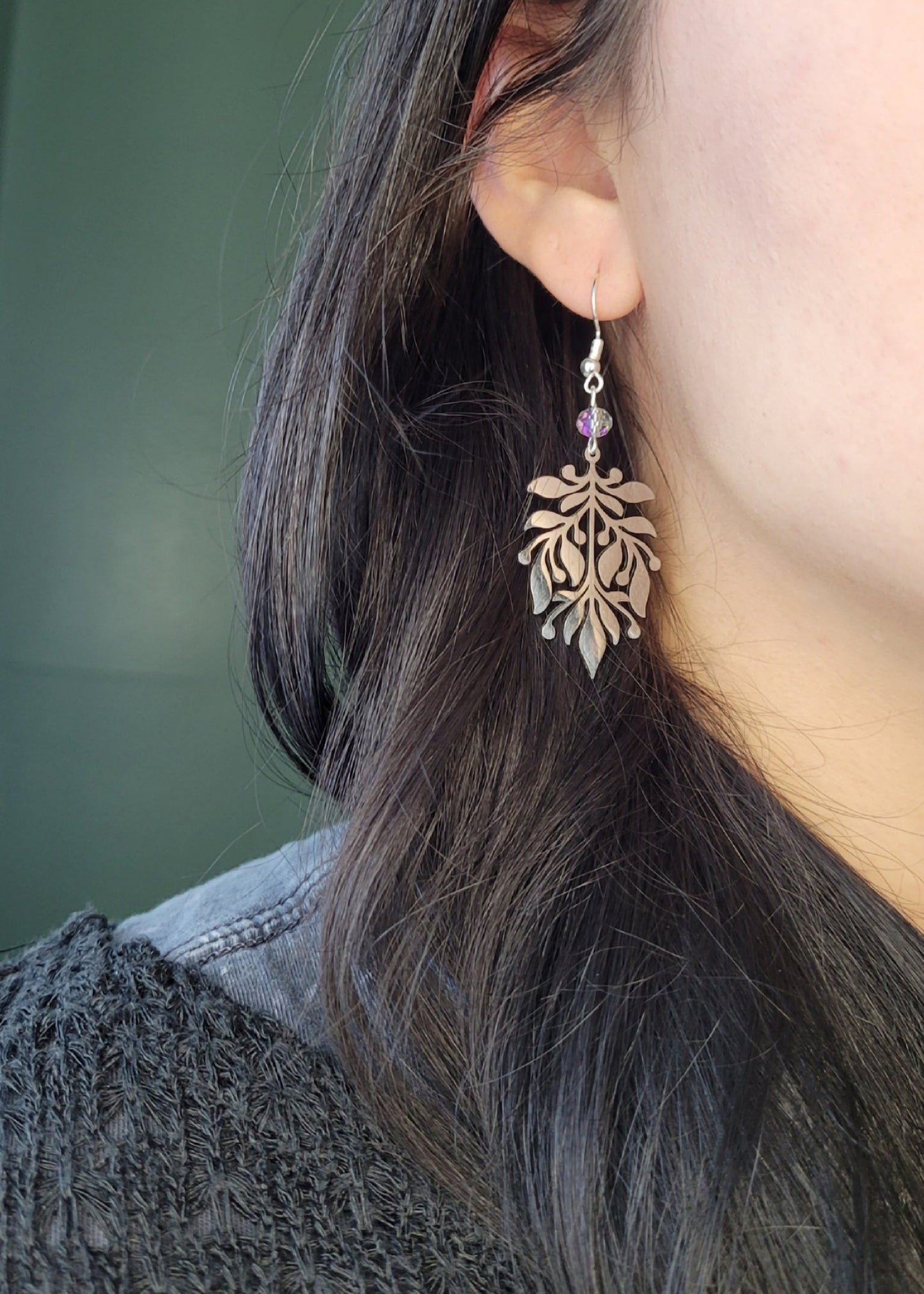 Botanical Laser Cut Earrings