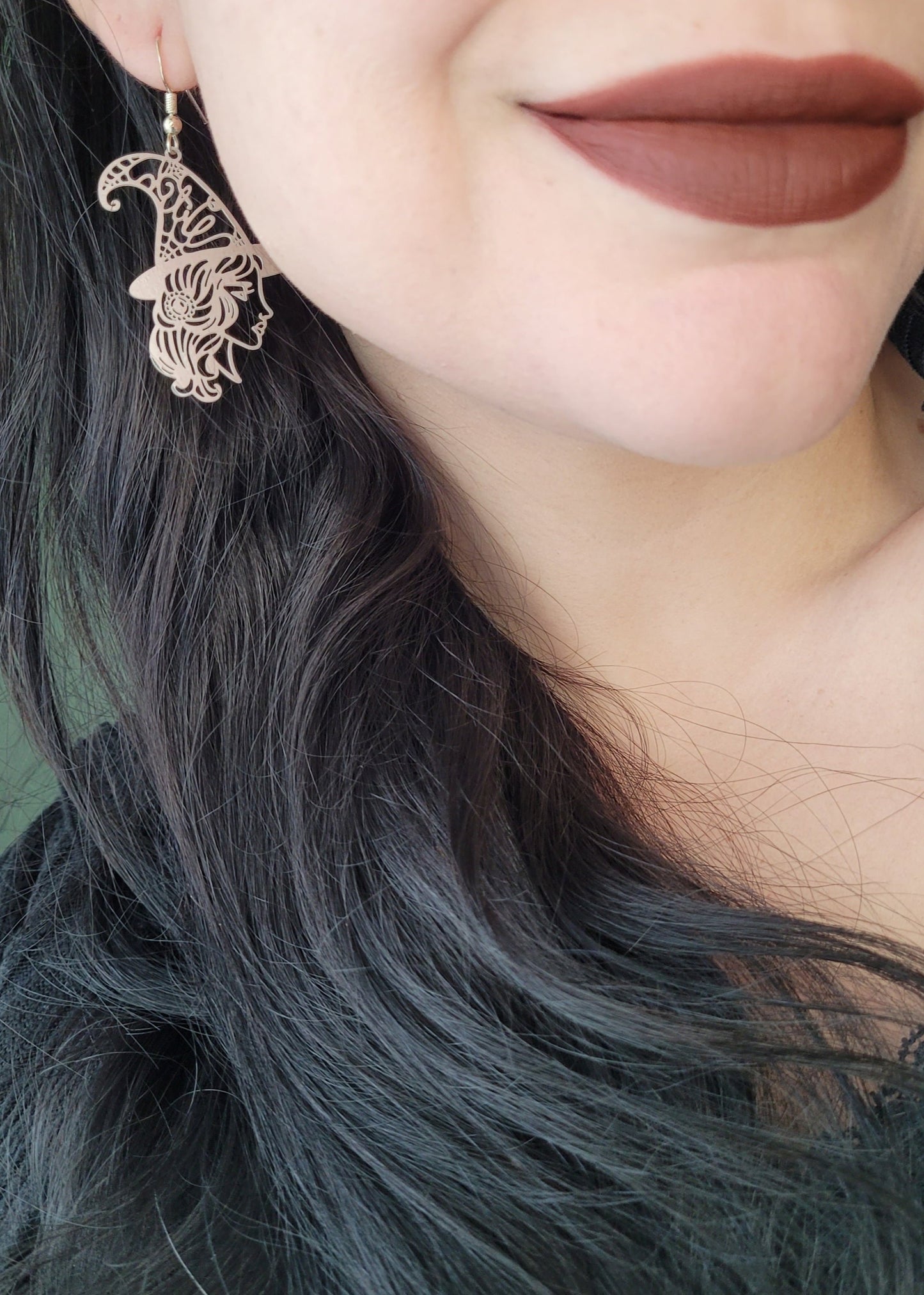 Witch Laser Cut Earrings