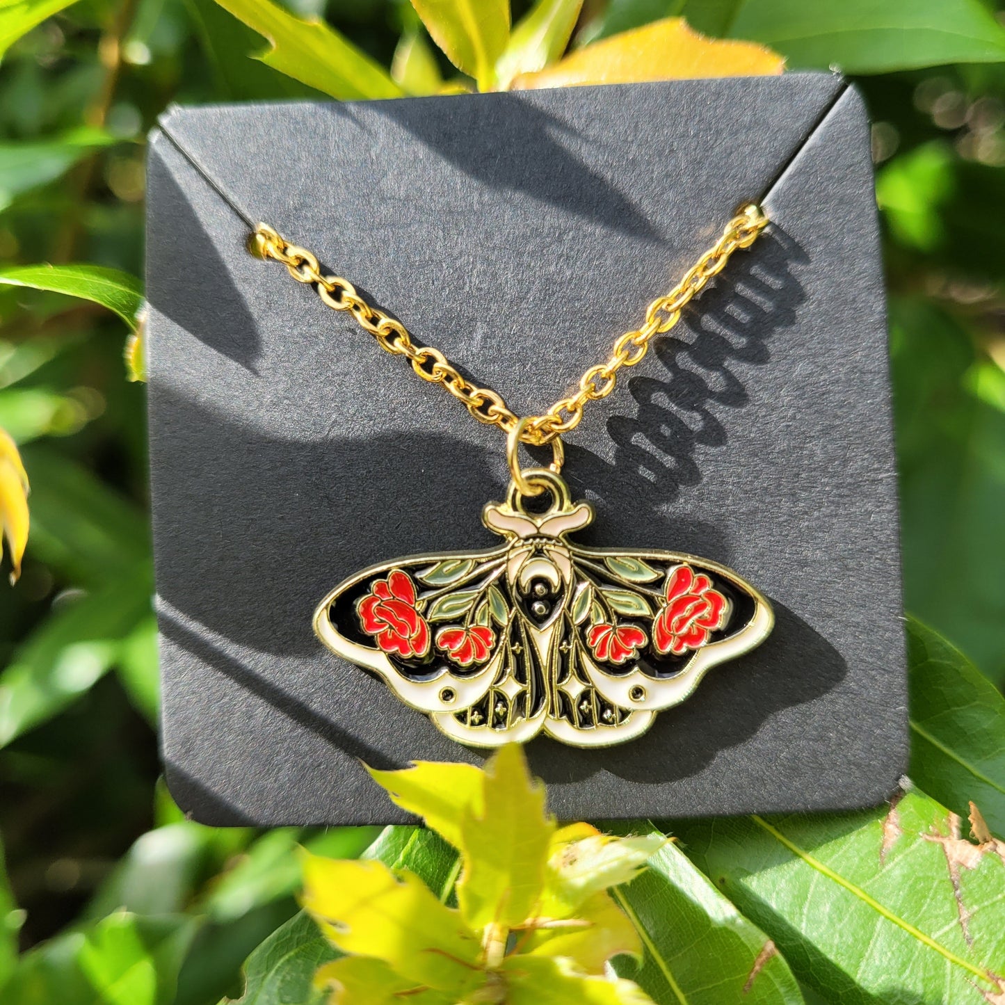 Rose Butterfly Necklace