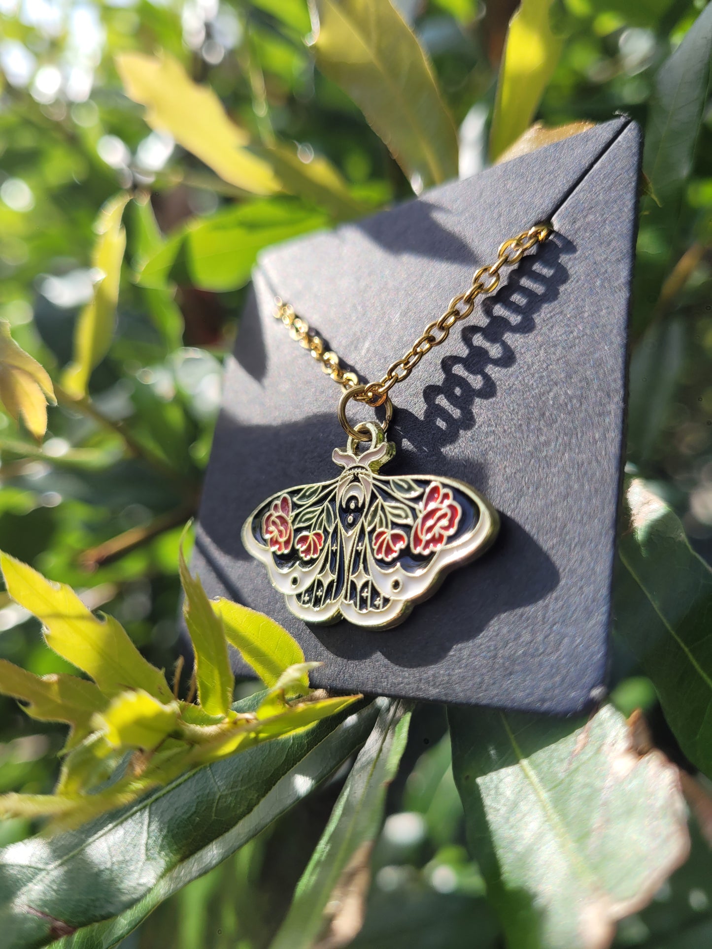 Rose Butterfly Necklace