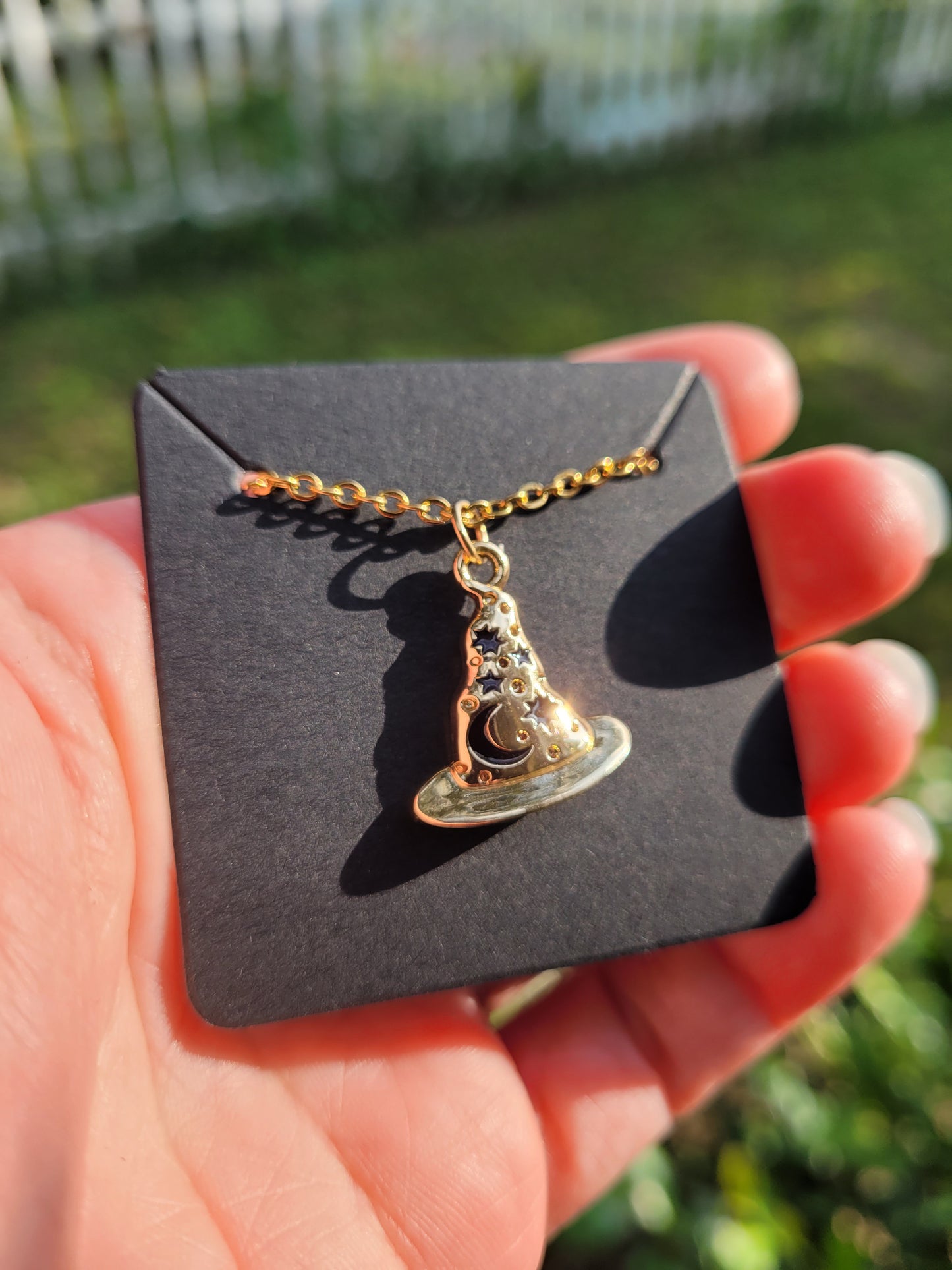 Sorcerer's Hat Charm Necklace