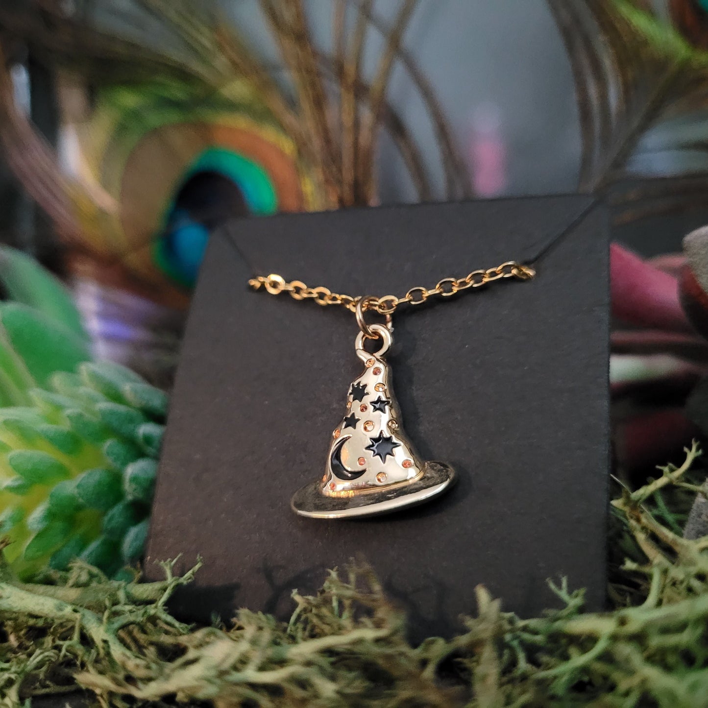 Sorcerer's Hat Charm Necklace