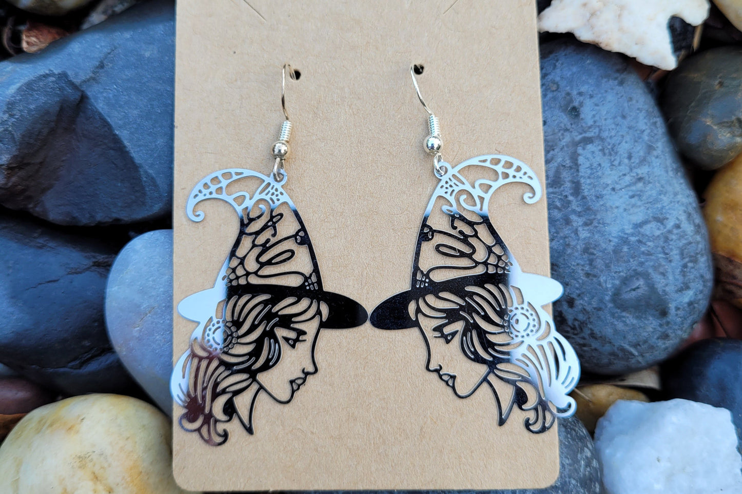 Witch Laser Cut Earrings