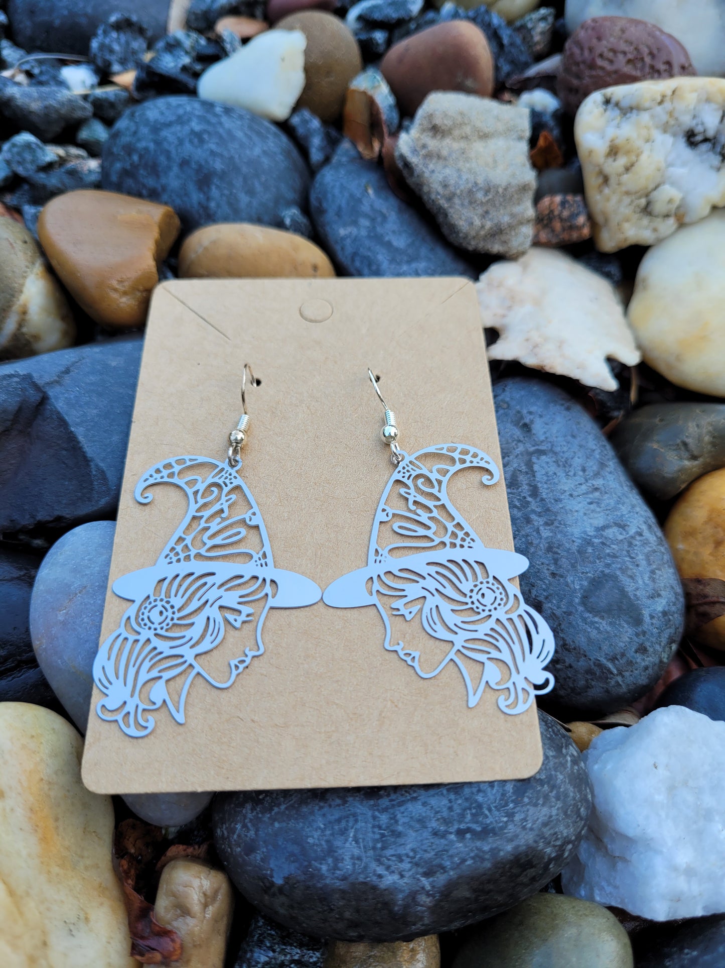 Witch Laser Cut Earrings