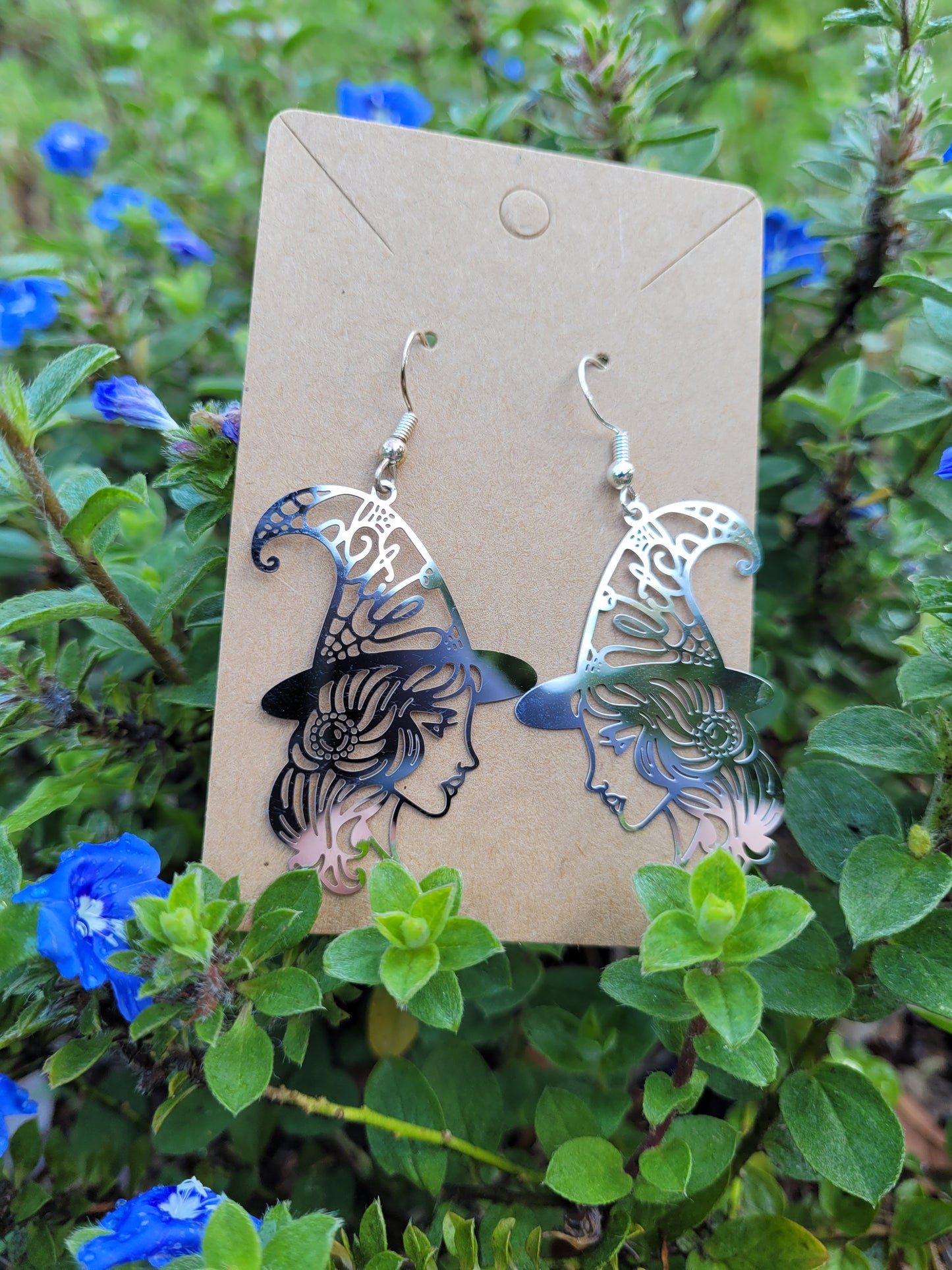 Witch Laser Cut Earrings