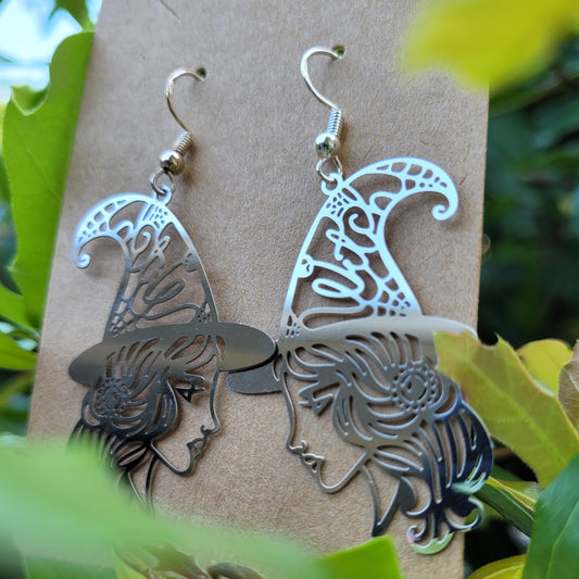 Witch Laser Cut Earrings