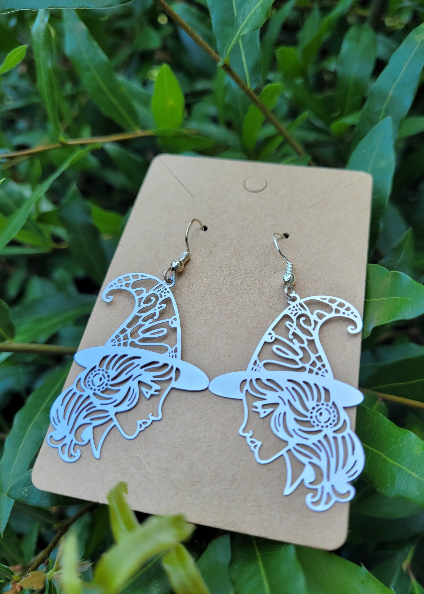 Witch Laser Cut Earrings