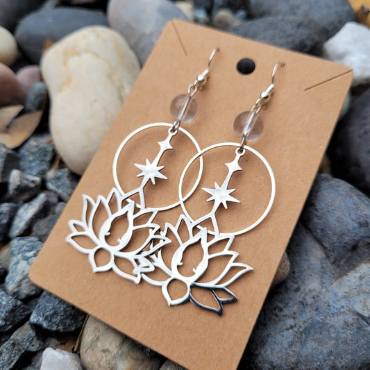 Celestial Lotus Earrings