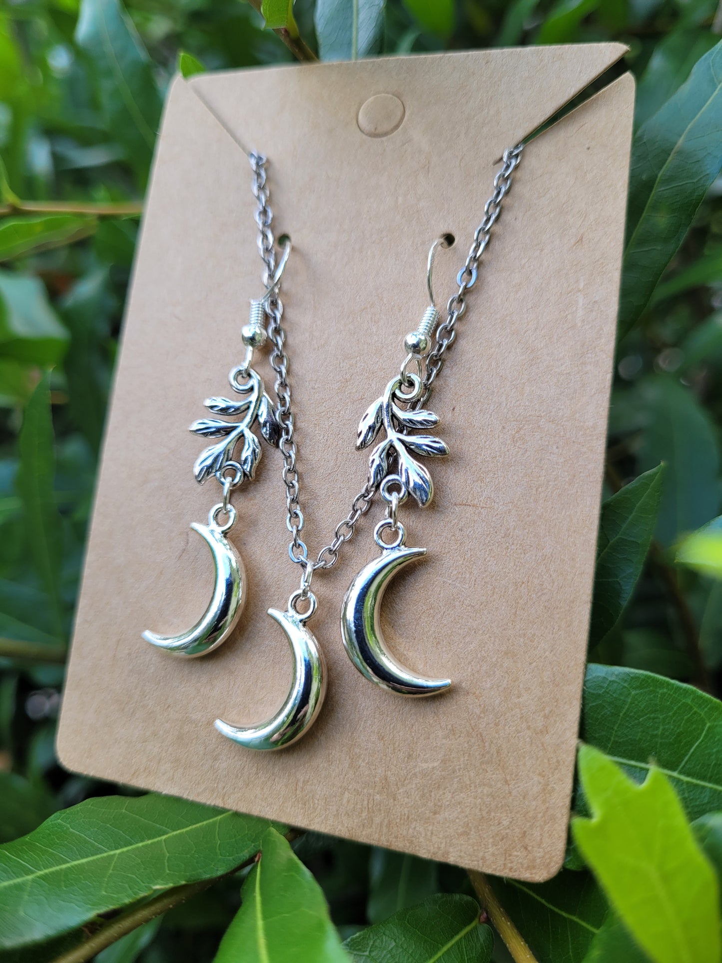 Crescent Moon Jewelry Set
