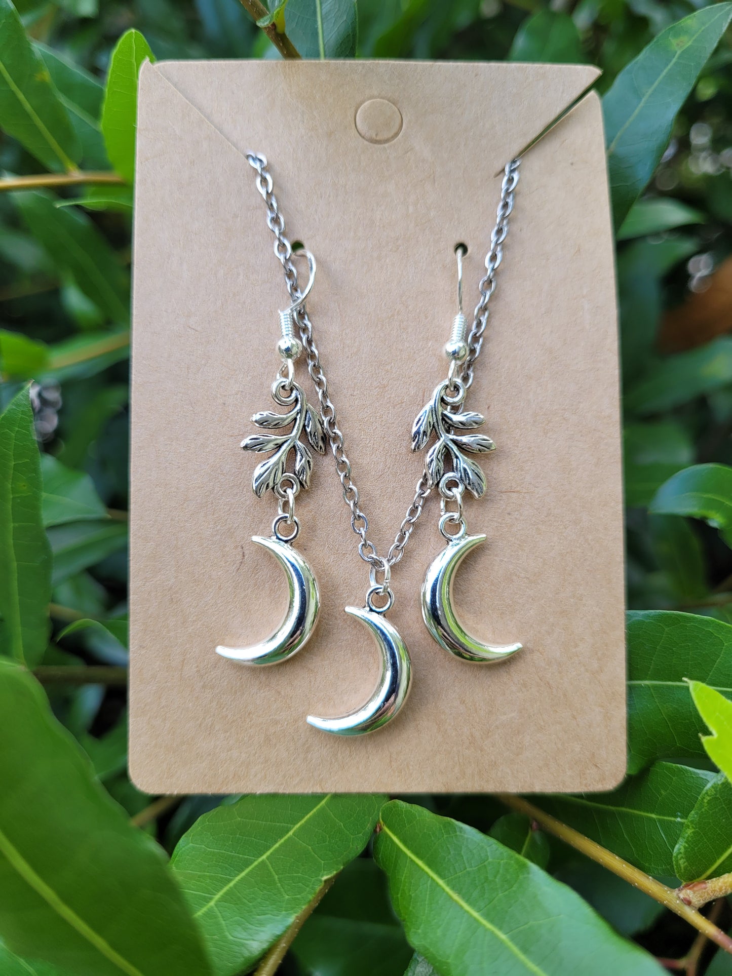 Crescent Moon Jewelry Set