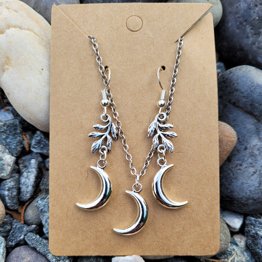 Crescent Moon Jewelry Set