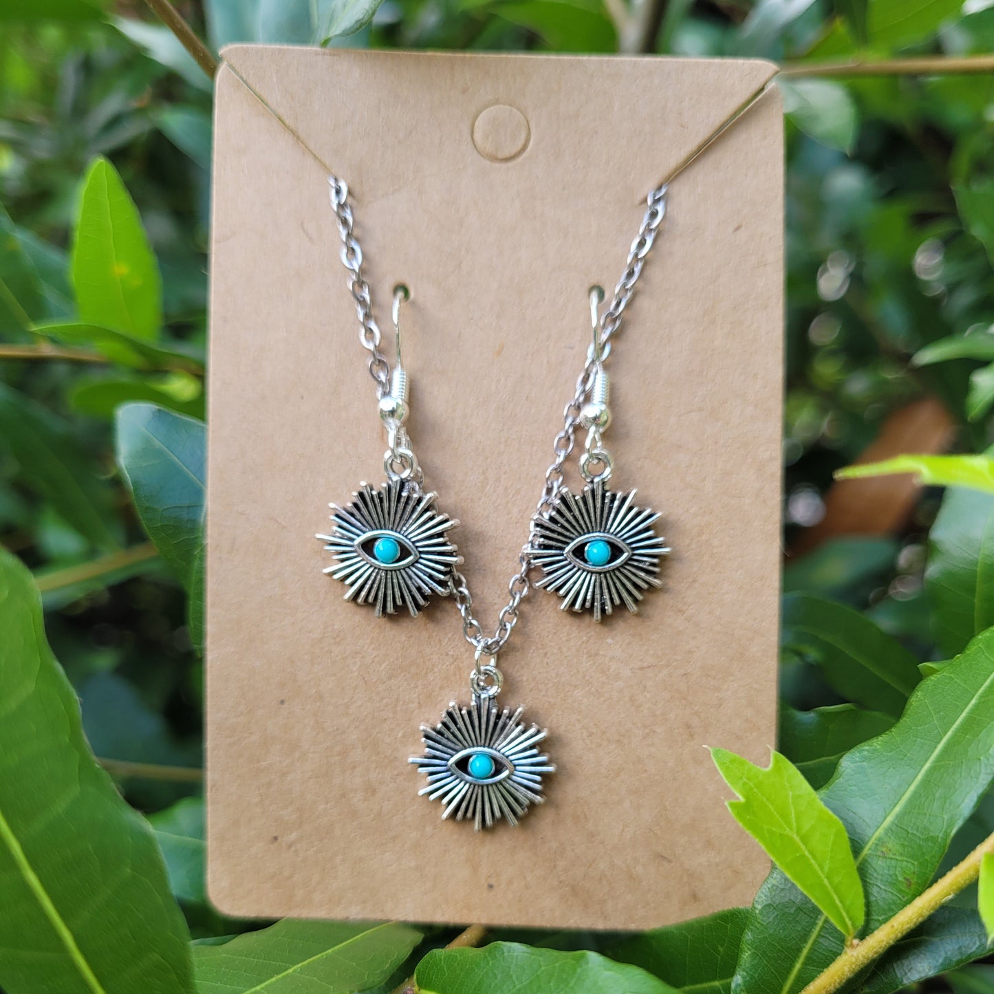 Ray Evil Eye Jewelry Set