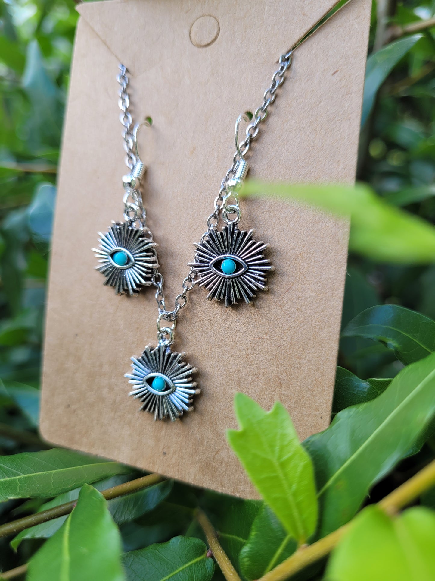 Ray Evil Eye Jewelry Set