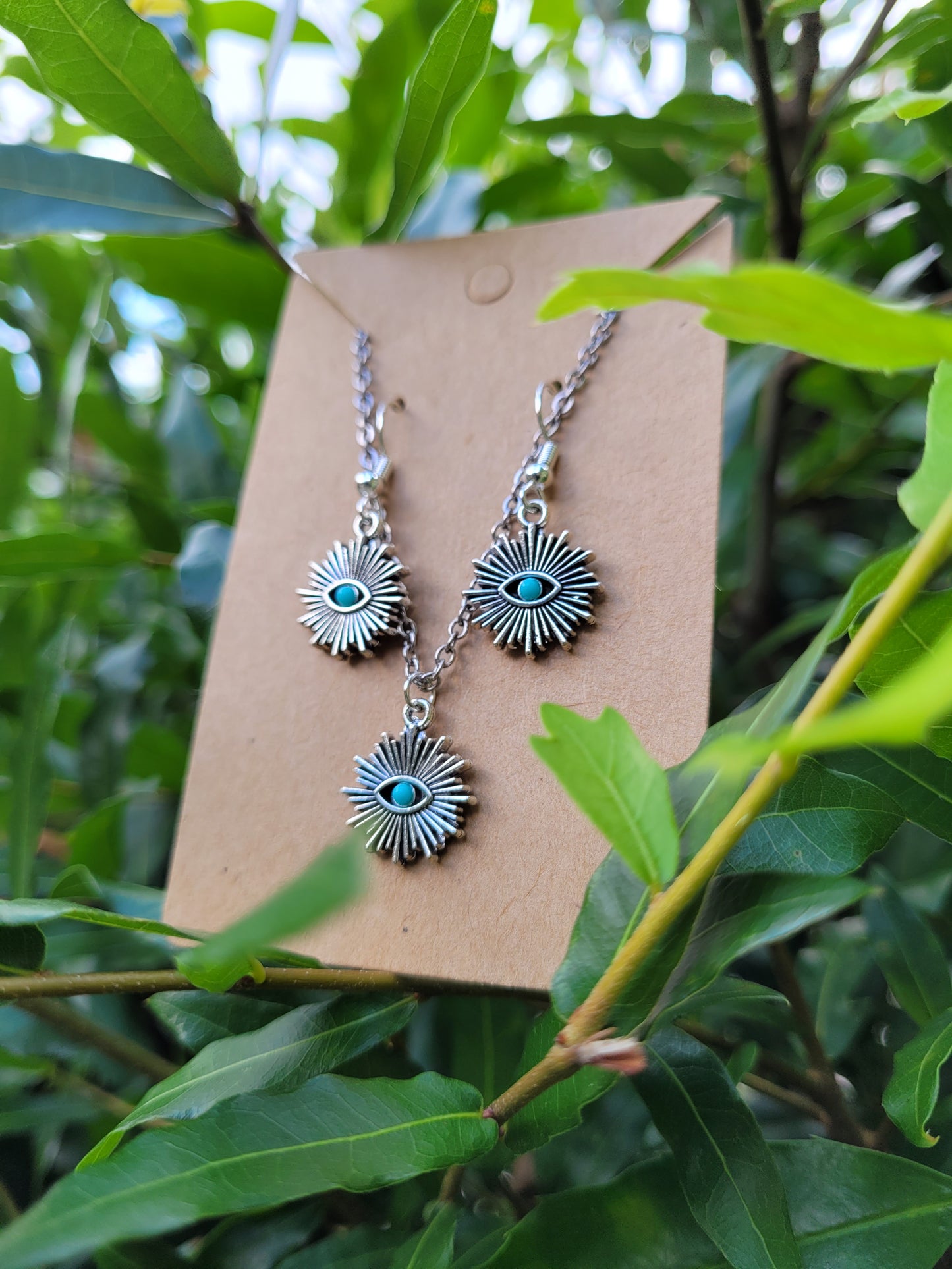 Ray Evil Eye Jewelry Set