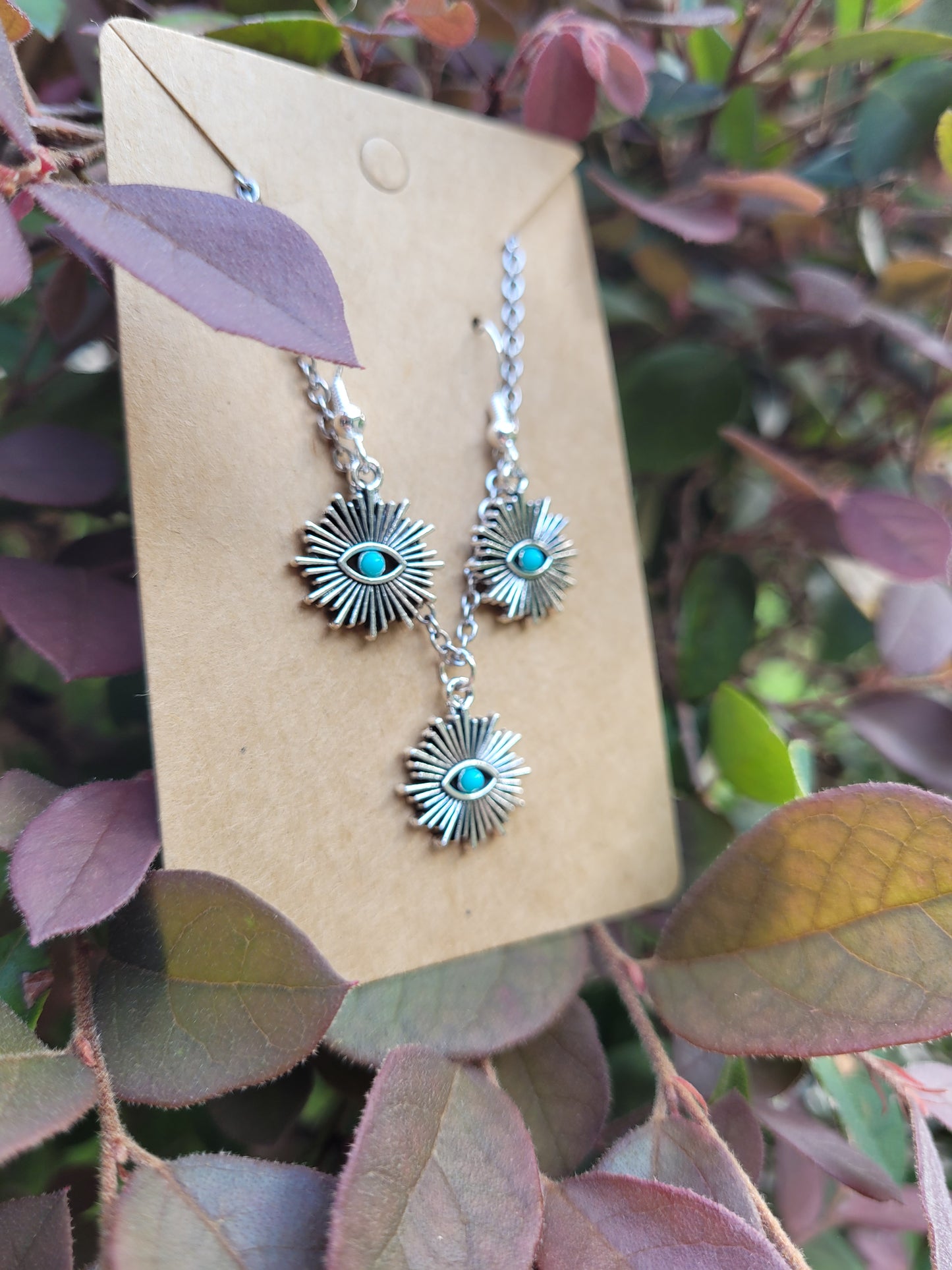 Ray Evil Eye Jewelry Set