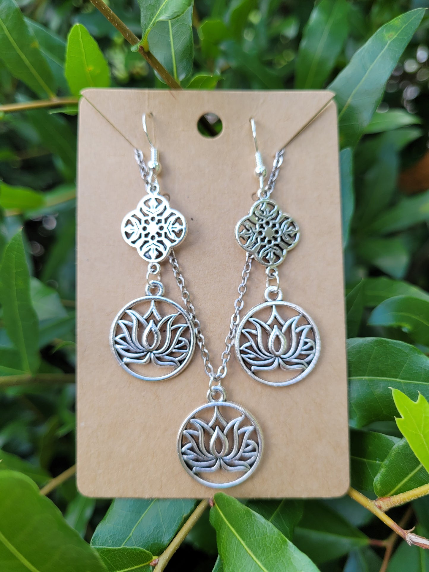 Lotus Flower Jewelry Set
