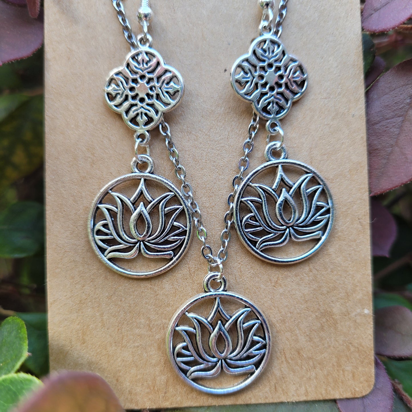 Lotus Flower Jewelry Set