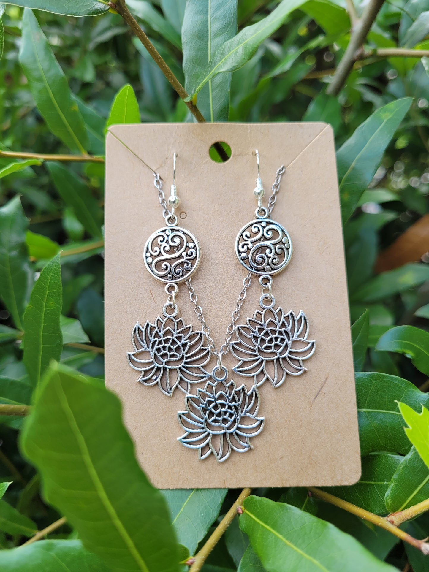 Lotus and Filigree Jewelry Set