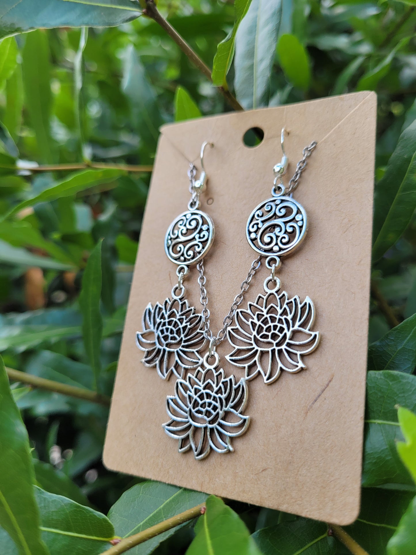 Lotus and Filigree Jewelry Set