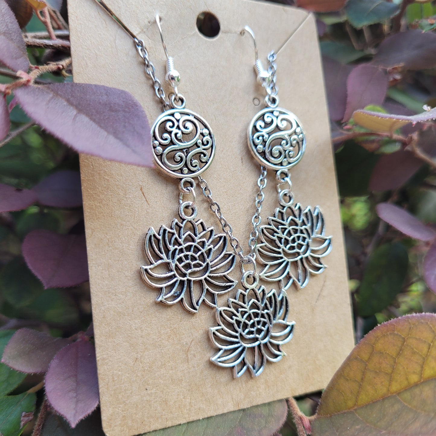 Lotus and Filigree Jewelry Set