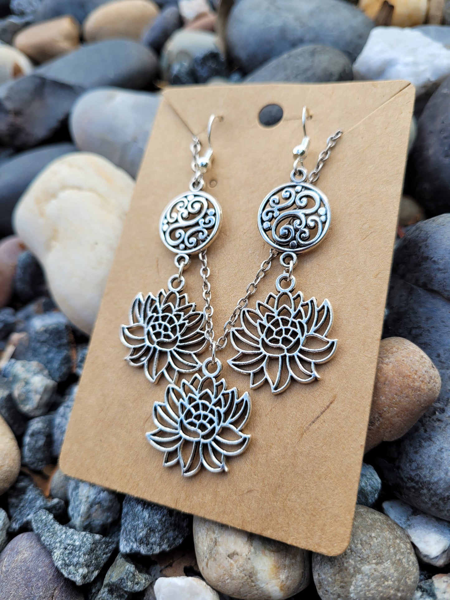 Lotus and Filigree Jewelry Set