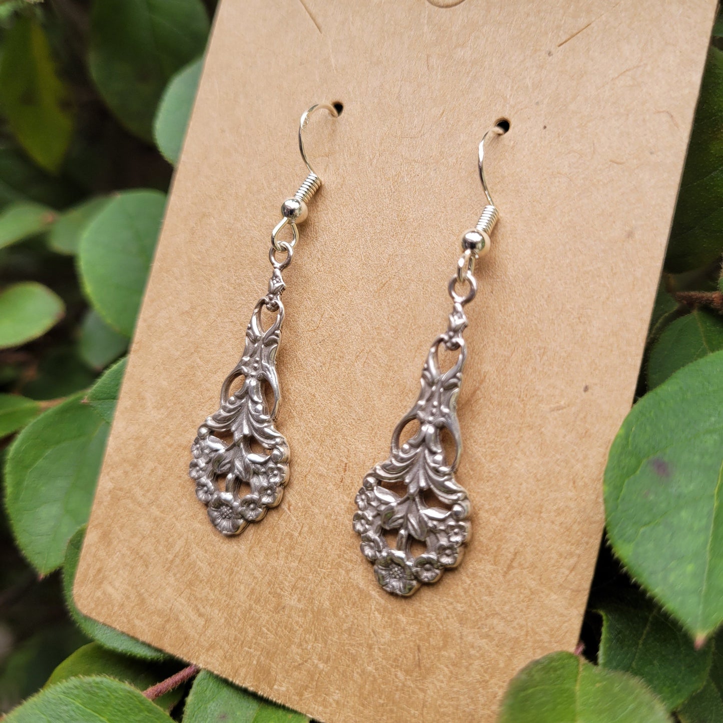 Botanical Art Nouveau Earrings