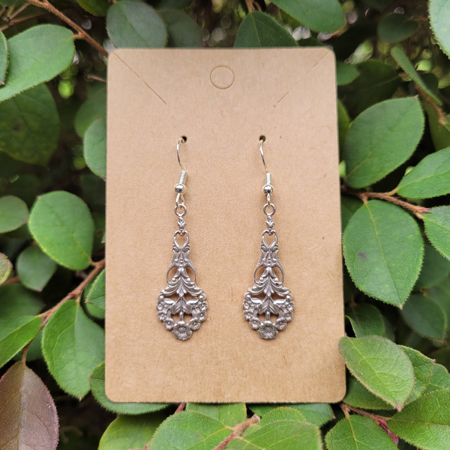 Botanical Art Nouveau Earrings