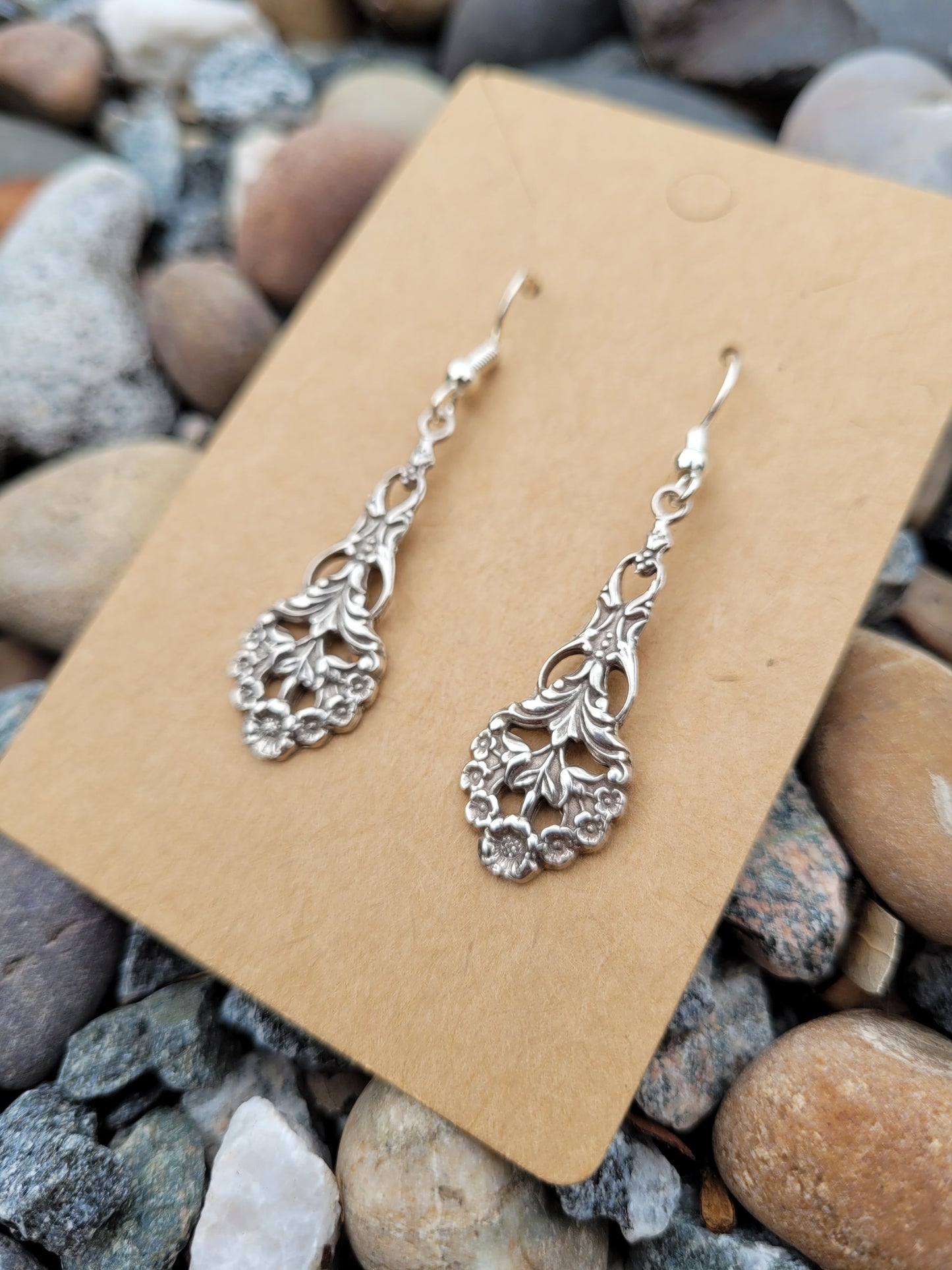 Botanical Art Nouveau Earrings