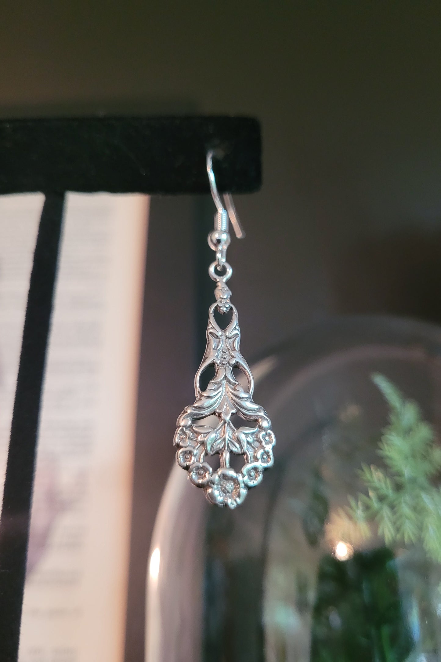 Botanical Art Nouveau Earrings