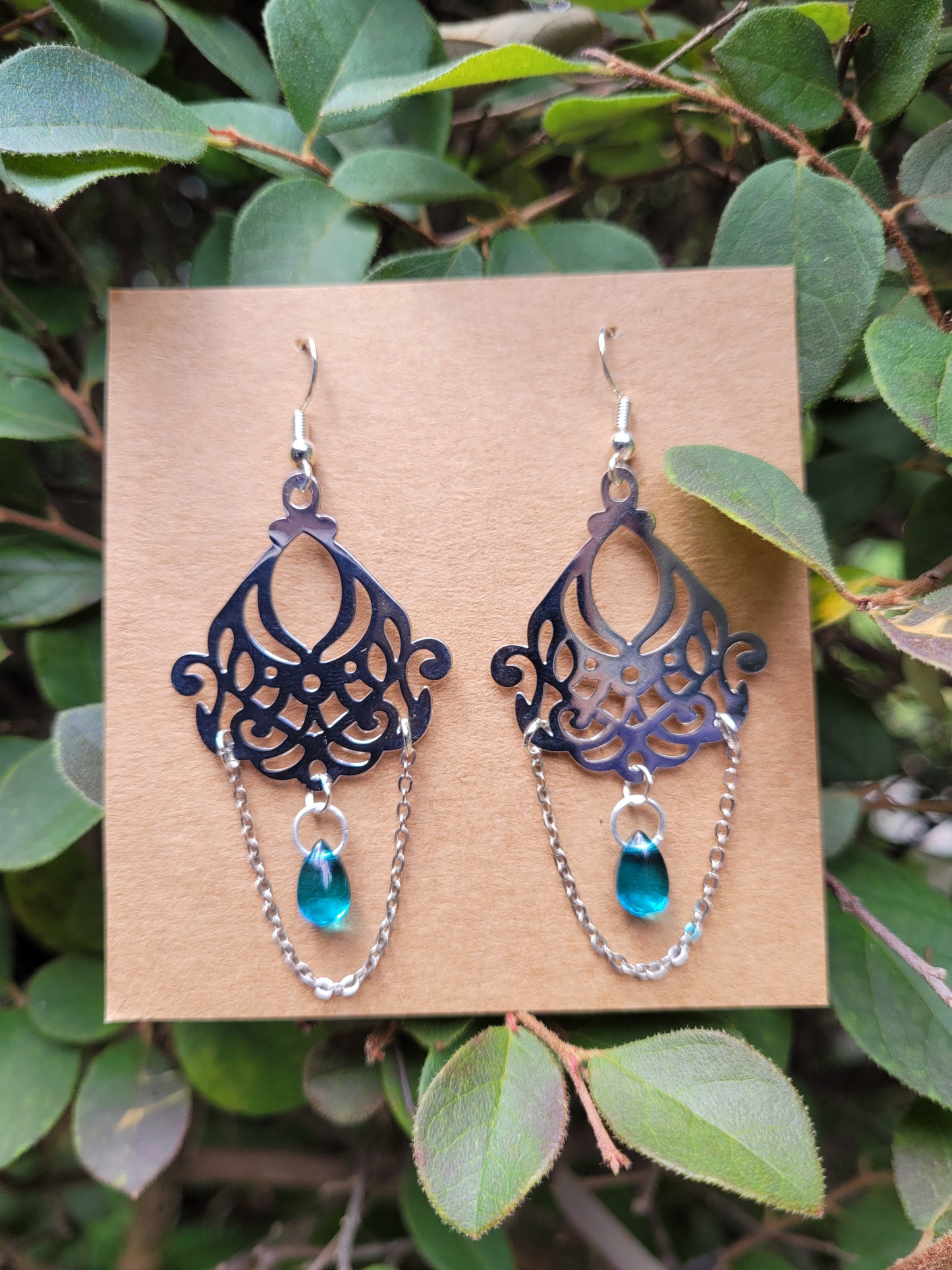 Teardrop Chandelier Earrings