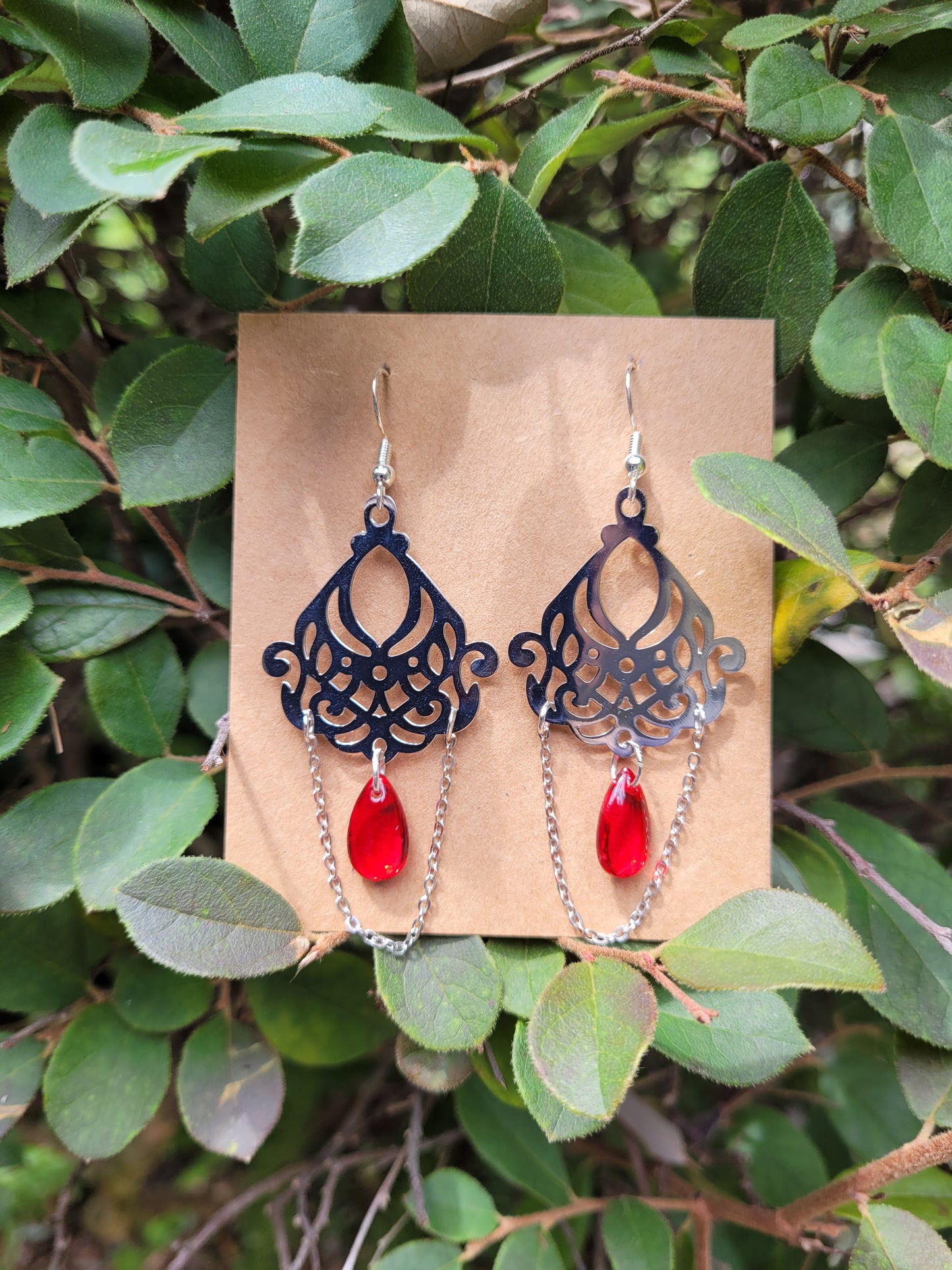 Teardrop Chandelier Earrings