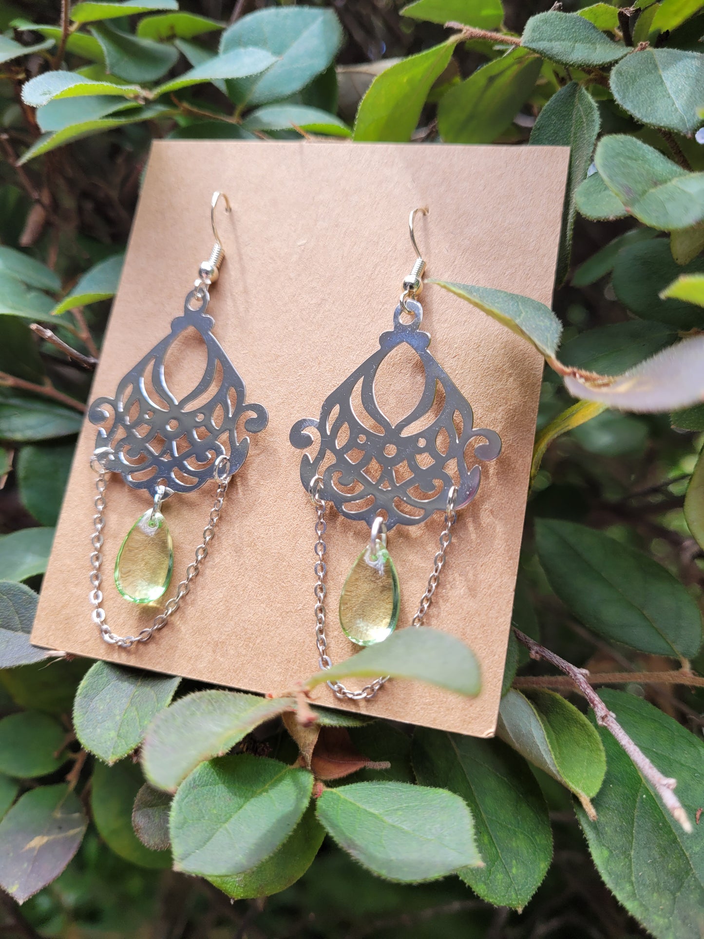 Teardrop Chandelier Earrings