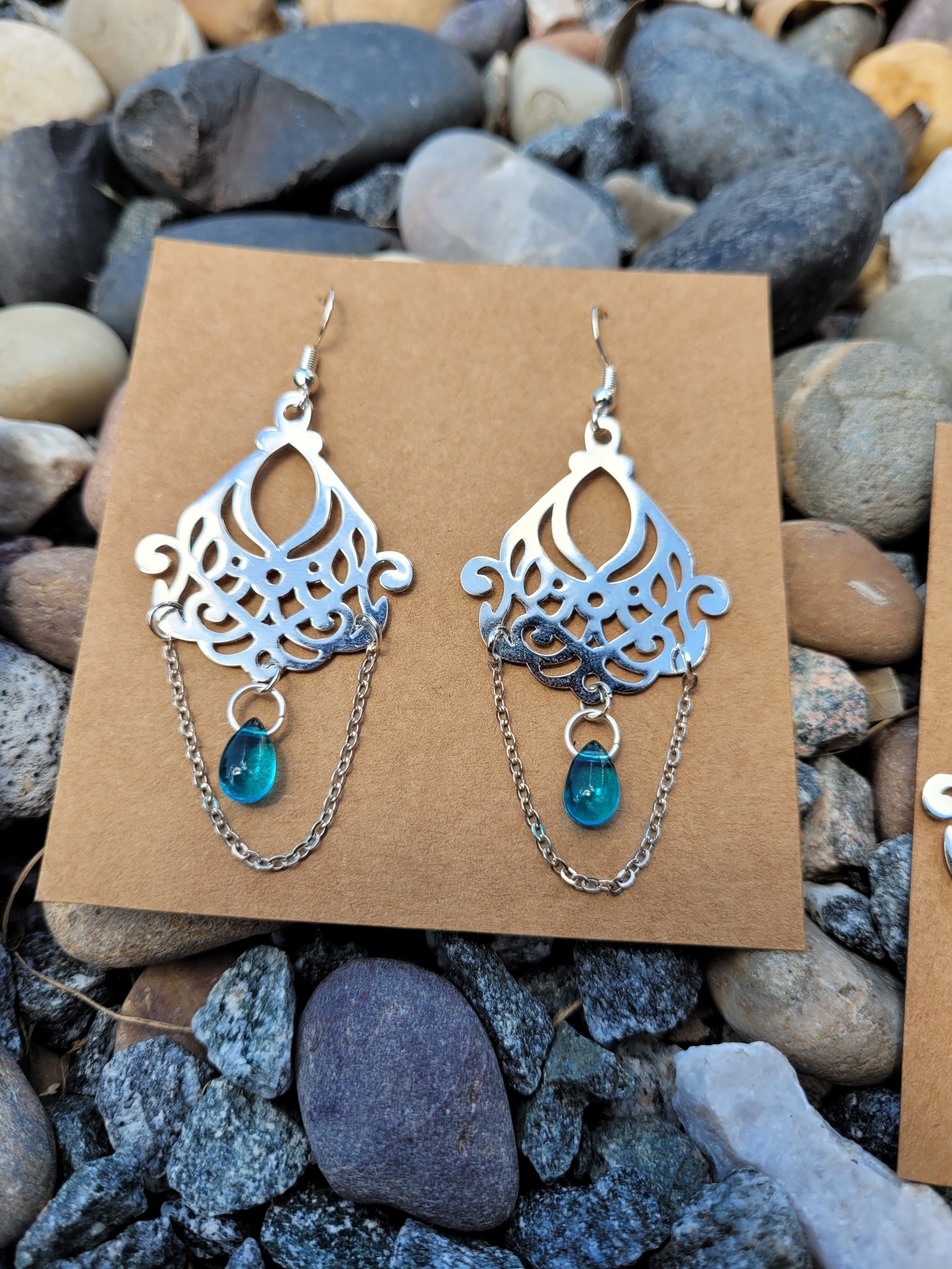 Teardrop Chandelier Earrings