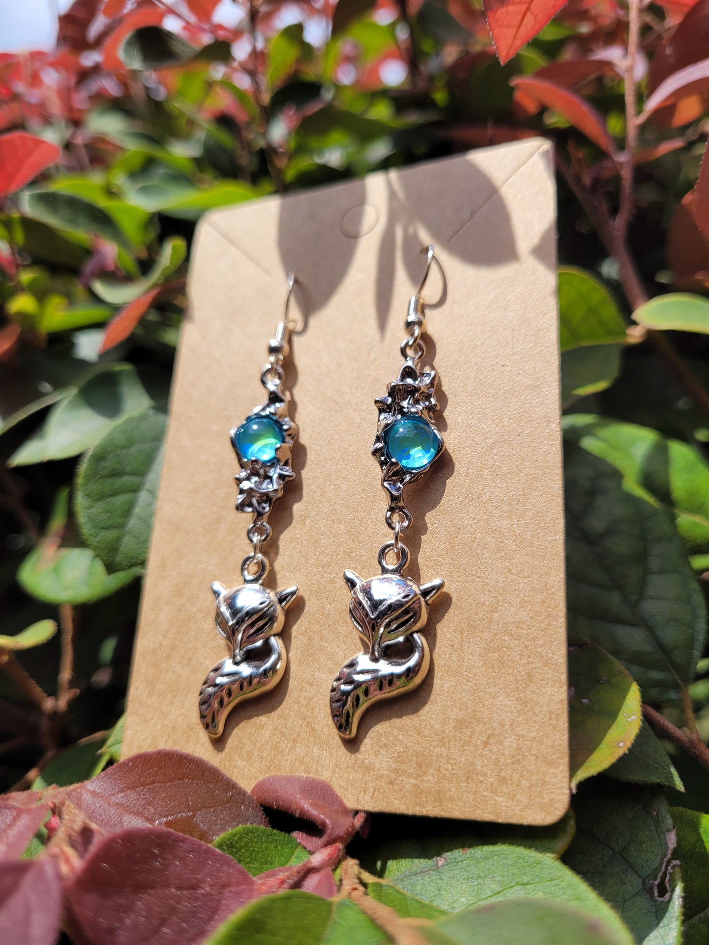 Fox Dangle Earrings