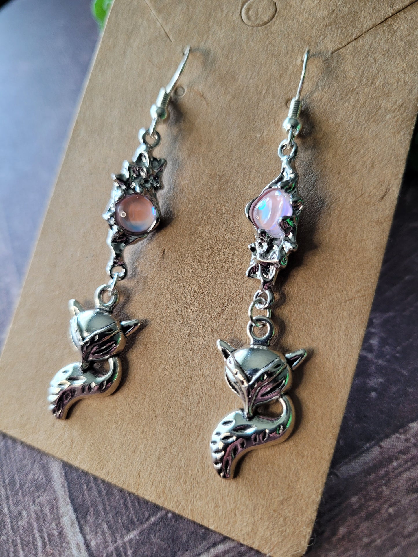 Fox Dangle Earrings