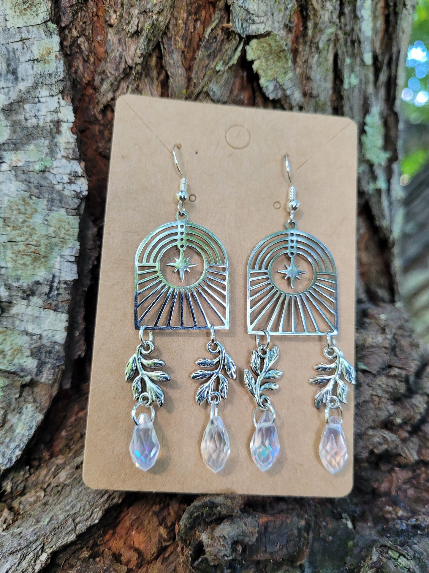 Magical Stars and Crystal Earrings