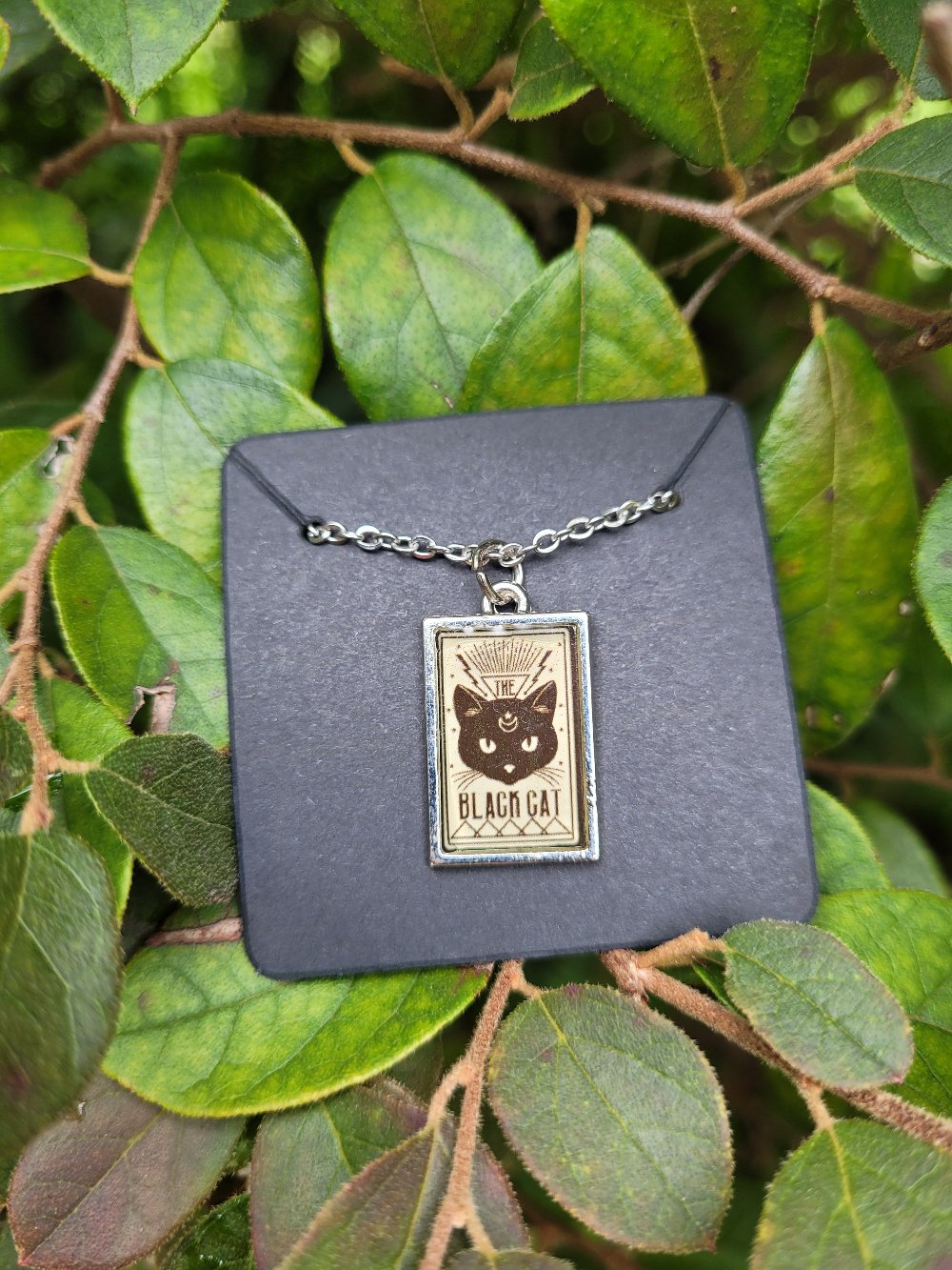 Black Cat Charm Necklace