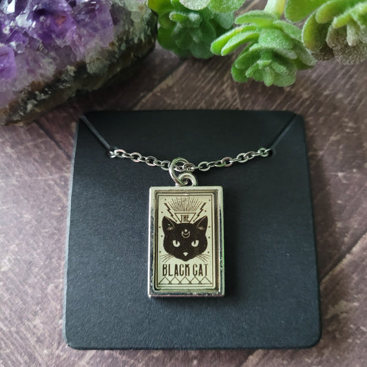 Black Cat Charm Necklace