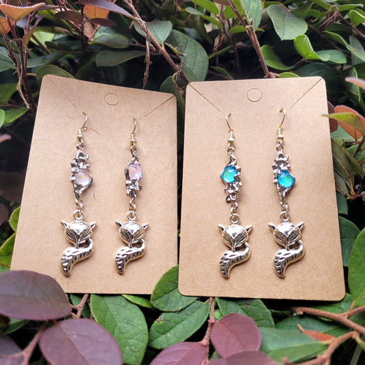 Fox Dangle Earrings