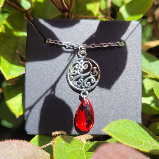 Blood Drop Necklace