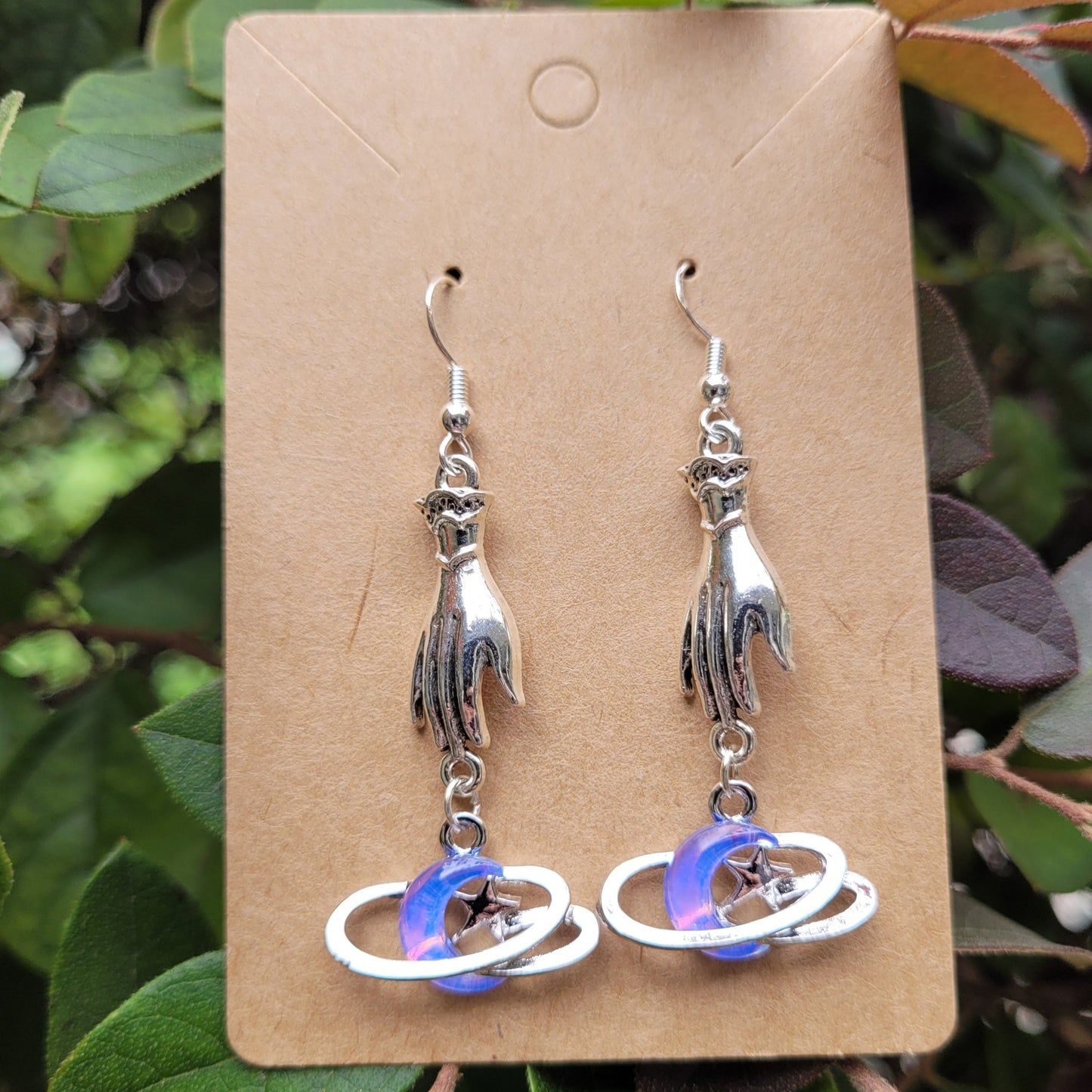 Victorian Crescent Moon Earrings