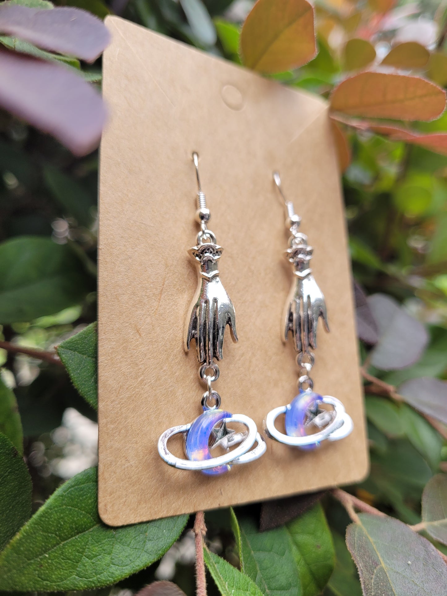 Victorian Crescent Moon Earrings