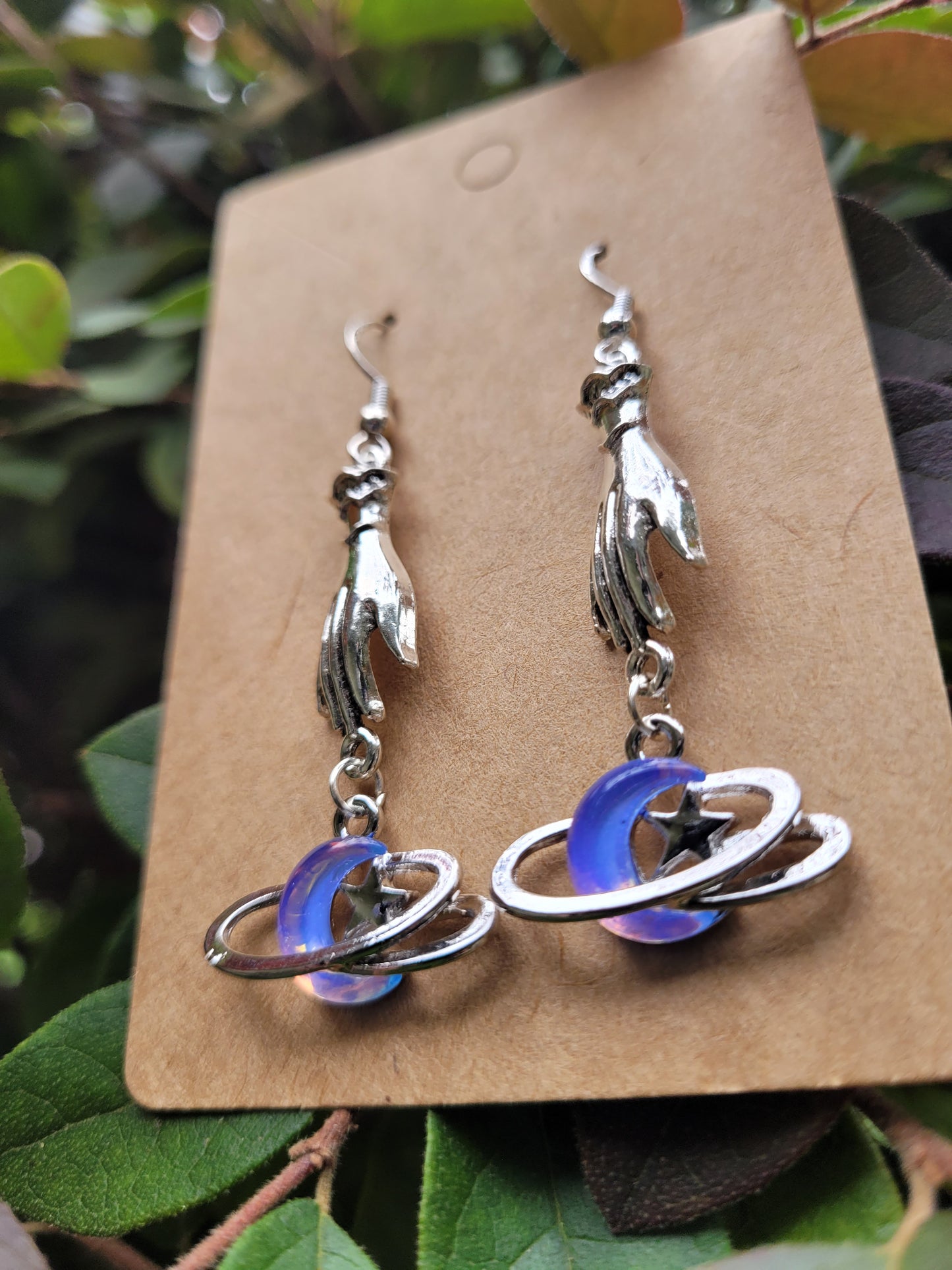 Victorian Crescent Moon Earrings