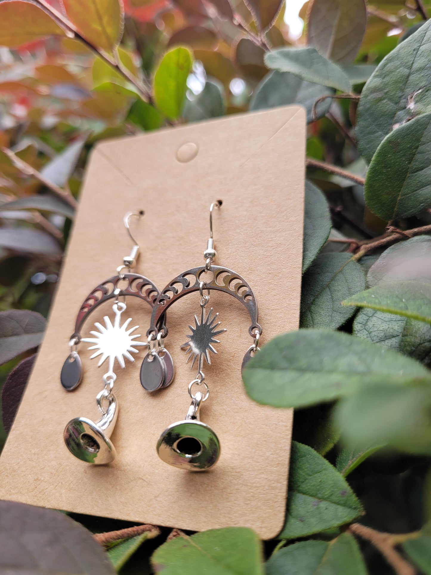 Witch's Hat Chandelier Earrings