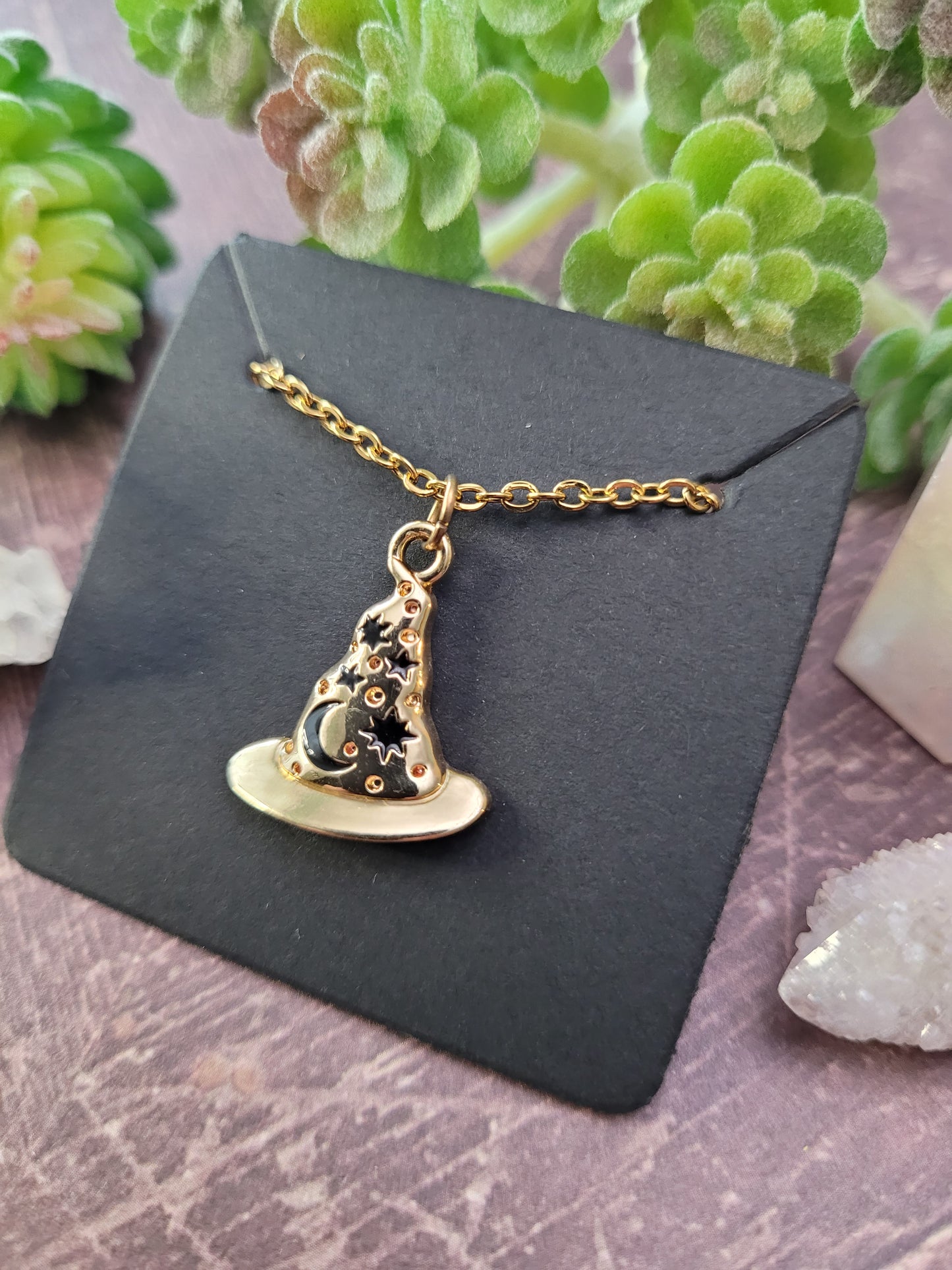 Sorcerer's Hat Charm Necklace