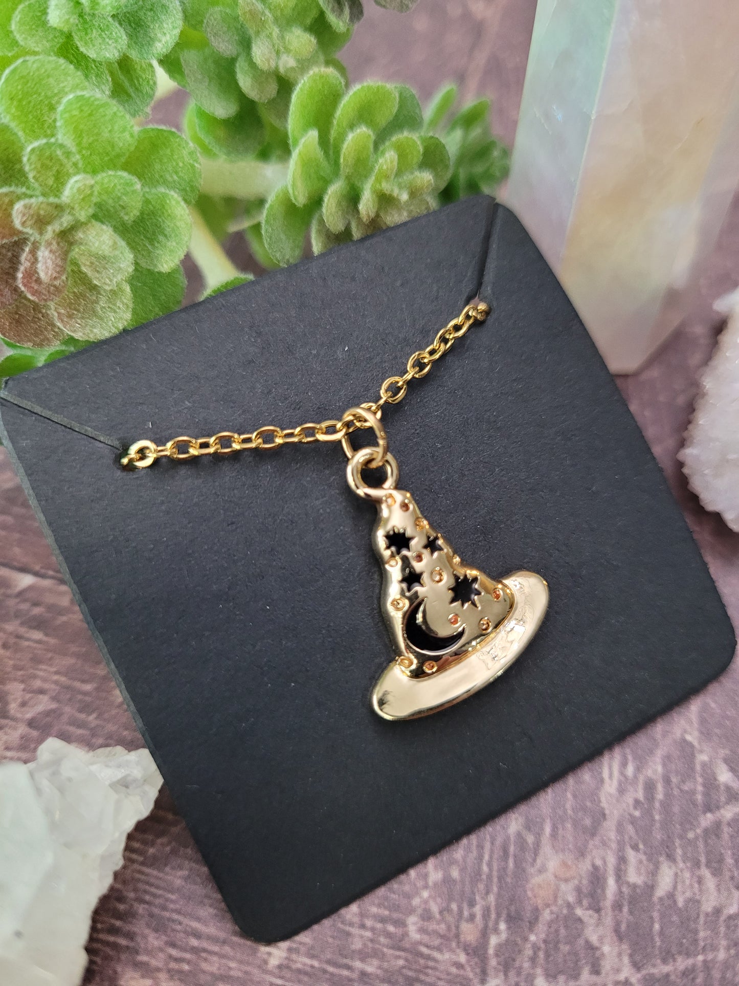 Sorcerer's Hat Charm Necklace